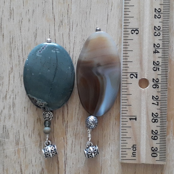 Bundle of 2 Stone Pendants AA114 - Picture 5 of 11